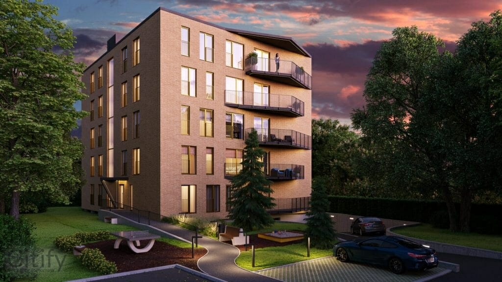 Linnapargi (Pärnu mnt 127c) - Daugiabutis - vizualizacija