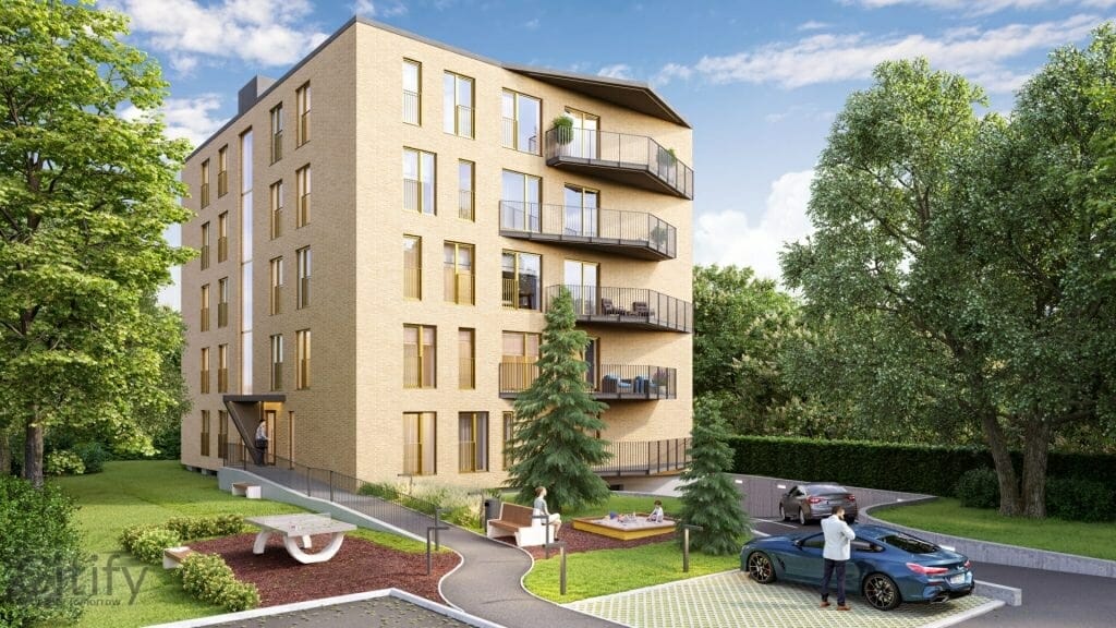 Linnapargi (Pärnu mnt 127c) - Daugiabutis - vizualizacija