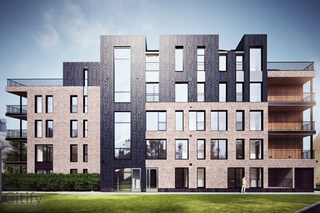 Pärnu mnt 43B (Pärnu mnt 43b) - Korterelamu - visuaalne