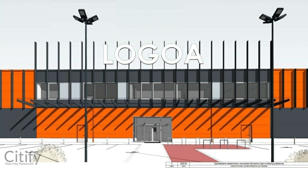 Senukai V. Pociūno g. (Vytauto Pociūno g. 10) - Kaubanduskeskus - visuaalne