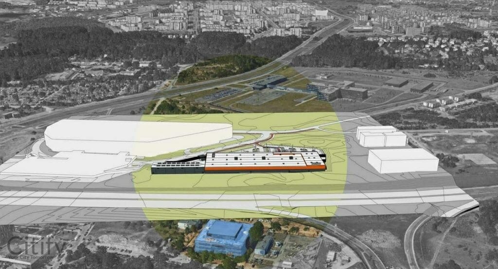 Senukai V. Pociūno g. (Vytauto Pociūno g. 10) - Kaubanduskeskus - visuaalne