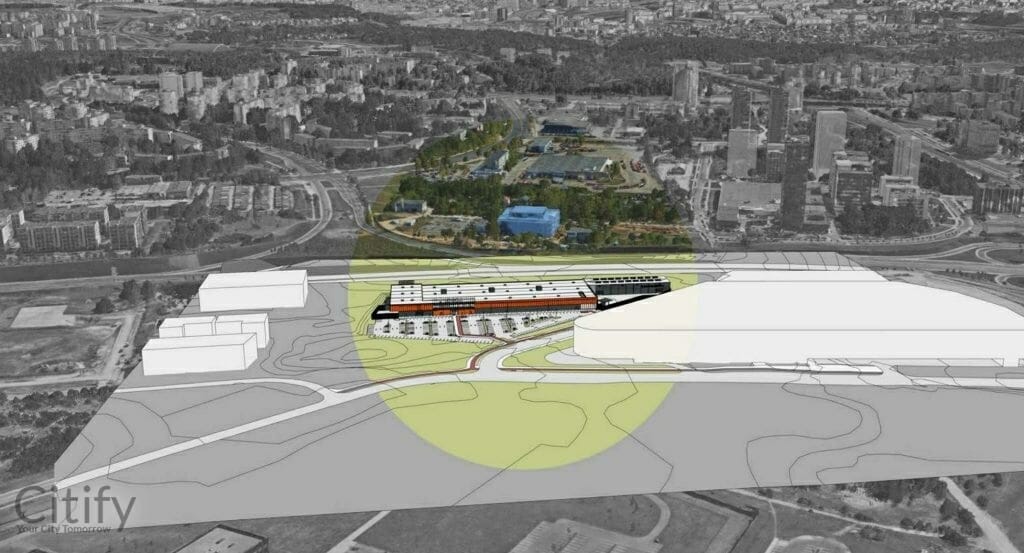 Senukai V. Pociūno g. (Vytauto Pociūno g. 10) - Kaubanduskeskus - visuaalne