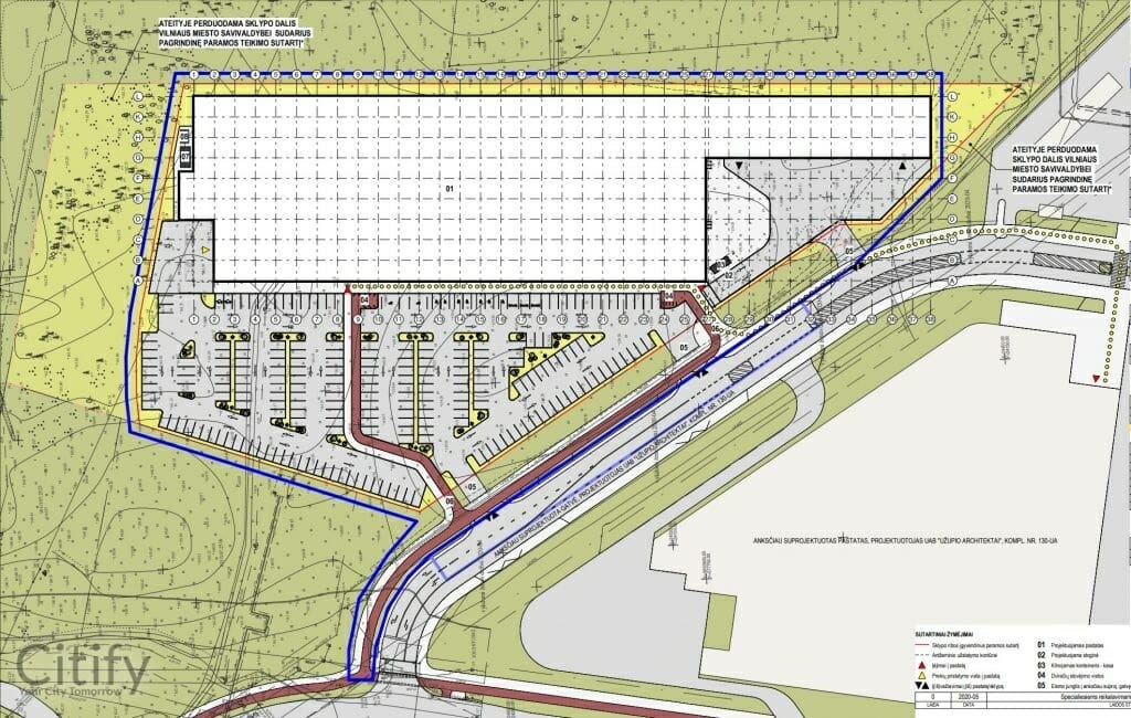 Senukai V. Pociūno g. (Vytauto Pociūno g. 10) - Kaubanduskeskus - visuaalne