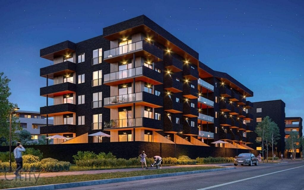 Kodulahe kvartal (Soodi 4) (Soodi 4) - Multi apartment - visualization