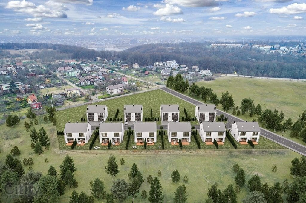 Stirnų namai (Stirnų g. 70) - Private house community - visualization