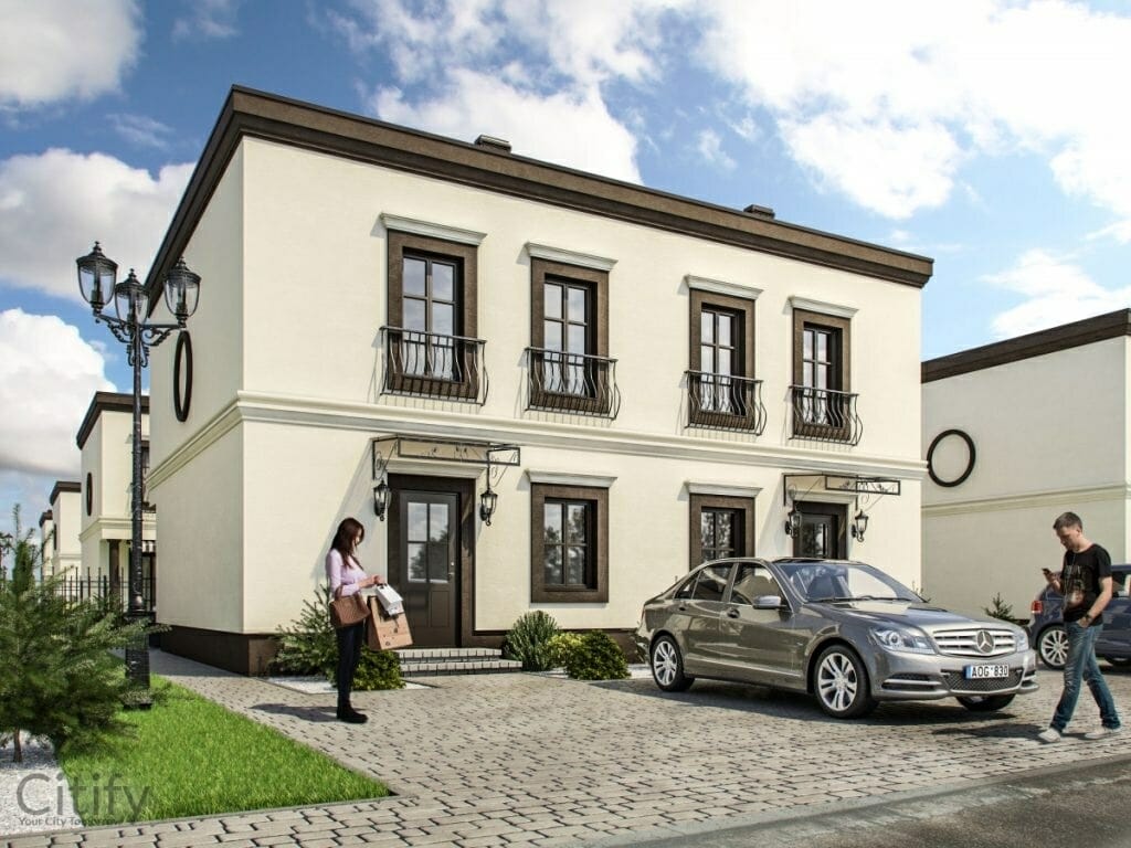 Tauro vartai (Šilojaus g.) - Row housing - visualization