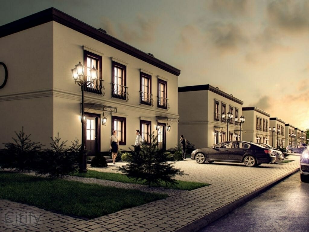 Tauro vartai (Šilojaus g.) - Row housing - visualization