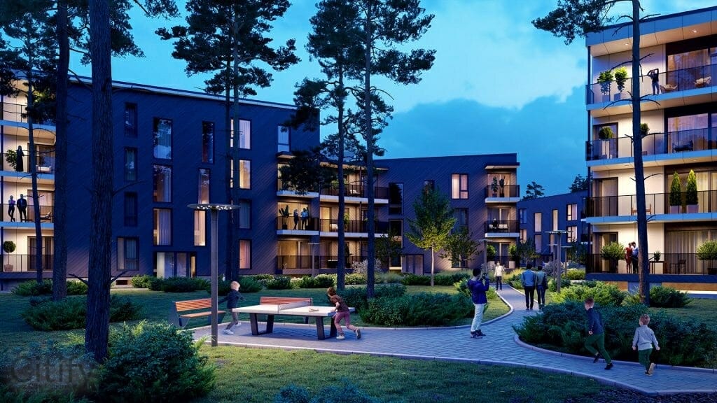 Metsatuka kodud (Teelise 6, 8, 10) - Daudzdzīvokļu nams - vizualizācija