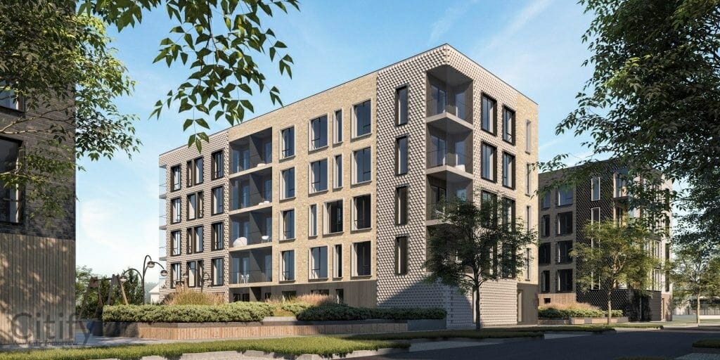 Uus-Veerenni (Tiiu 12/1, 12/2, 12/3) (Tiiu 12/1, 12/2, 12/3) - Daudzdzīvokļu nams - vizualizācija