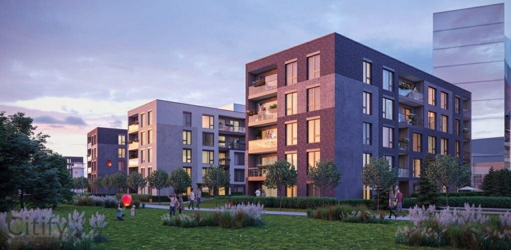 Uus-Veerenni (Tiiu 12/1, 12/2, 12/3) (Tiiu 12/1, 12/2, 12/3) - Daudzdzīvokļu nams - vizualizācija