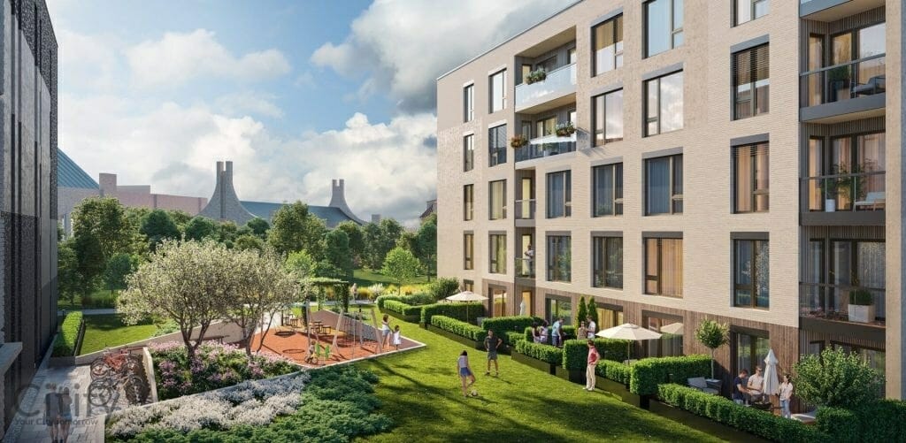 Uus-Veerenni (Tiiu 12/1, 12/2, 12/3) (Tiiu 12/1, 12/2, 12/3) - Daudzdzīvokļu nams - vizualizācija