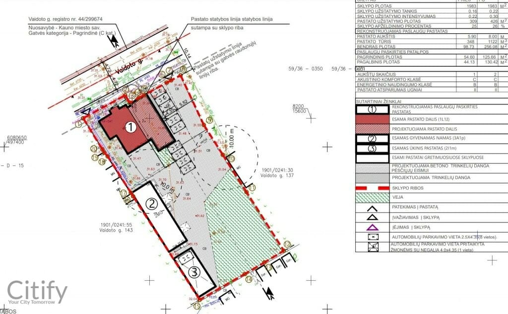 Vaidoto g. 141 (Vaidoto g. 141) - Non-food store - visualization