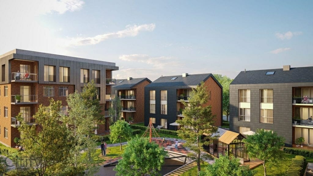 Uus-Veerenni (Pille 9/1, 9/2, 9/3, 9/4 // Veerenni 36a/1, 36a/2, 36a/3, 36a/4) (Pille 9/1, 9/2, 9/3, 9/4 // Veerenni 36a/1, 36a/2, 36a/3, 36a/4) - Korterelamu, Muu äri - visuaalne