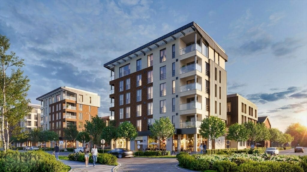 Uus-Veerenni (Pille 9/1, 9/2, 9/3, 9/4 // Veerenni 36a/1, 36a/2, 36a/3, 36a/4) (Pille 9/1, 9/2, 9/3, 9/4 // Veerenni 36a/1, 36a/2, 36a/3, 36a/4) - Korterelamu, Muu äri - visuaalne