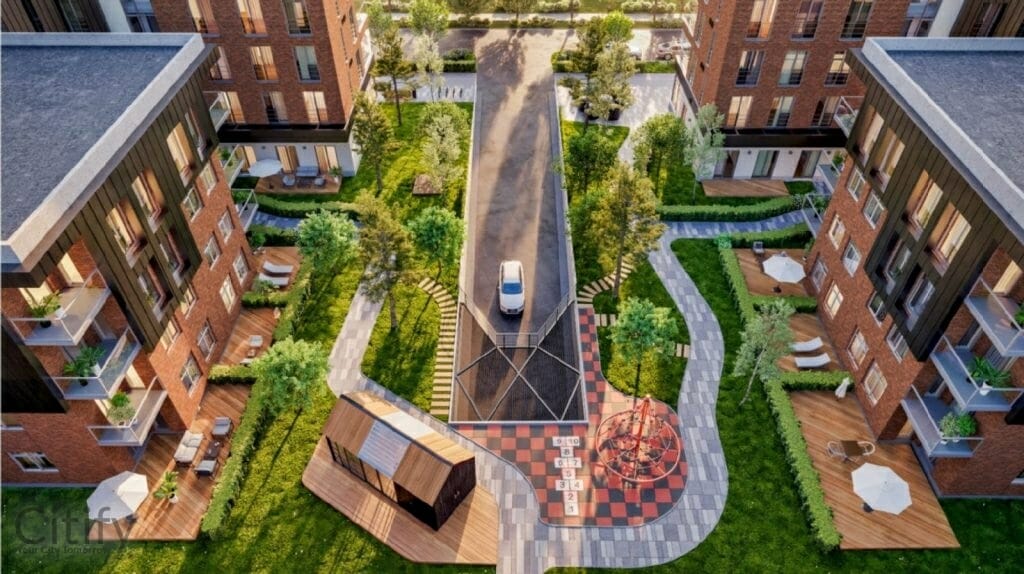 Uus-Veerenni (Pille 9/1, 9/2, 9/3, 9/4 // Veerenni 36a/1, 36a/2, 36a/3, 36a/4) (Pille 9/1, 9/2, 9/3, 9/4 // Veerenni 36a/1, 36a/2, 36a/3, 36a/4) - Korterelamu, Muu äri - visuaalne