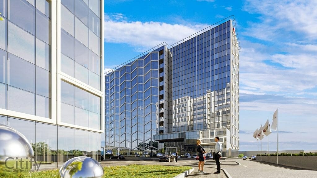 Avala ärikvartal (Veskiposti 2) (Veskiposti 2) - Office center - visualization