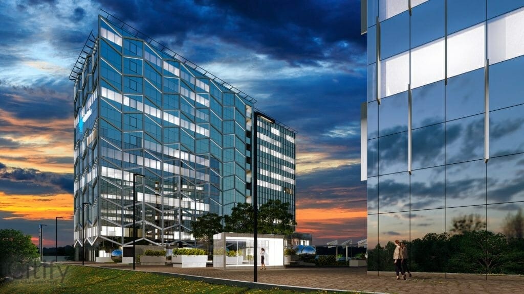 Avala ärikvartal (Veskiposti 2) (Veskiposti 2) - Office center - visualization