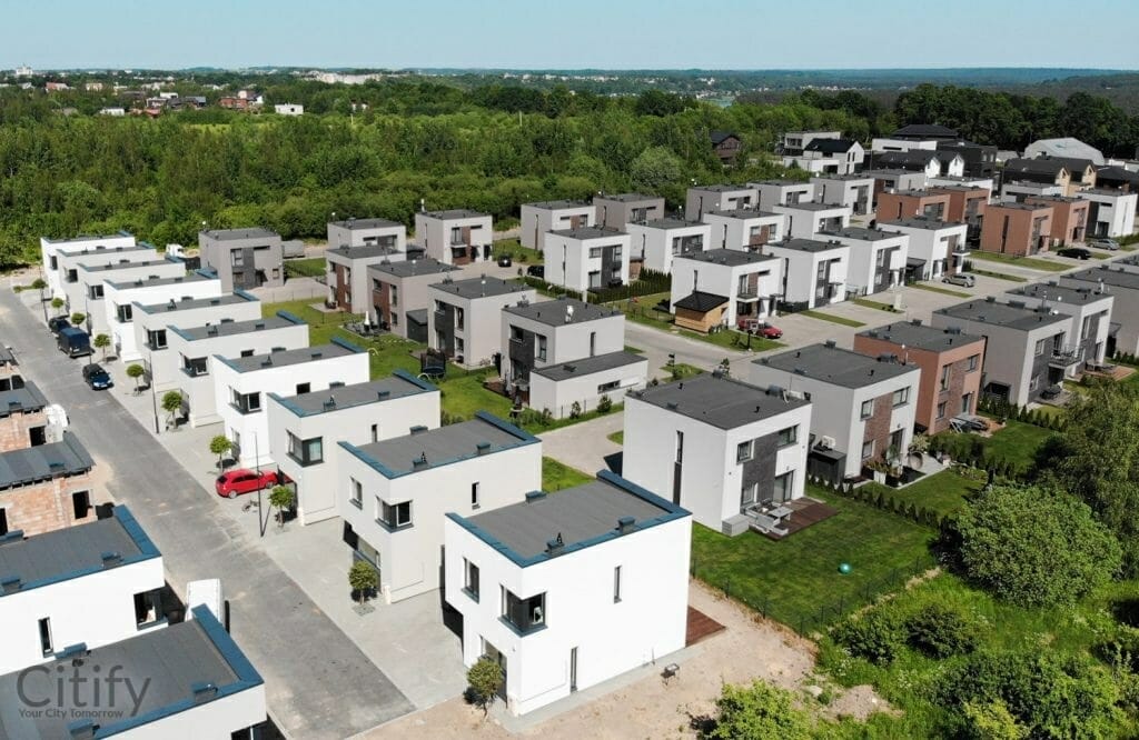 Vytėnų kvartalas (Smiltainio g.) - Private house community - visualization