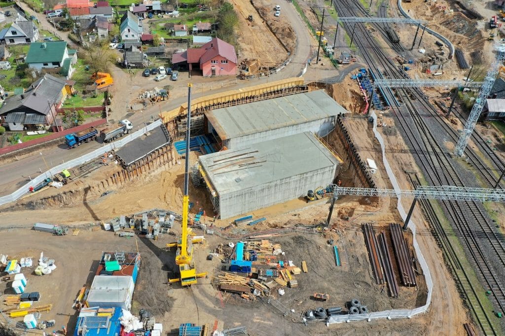 Lentvario geležinkelio pervažos tunelis (Klevų al.) - Street - construction photos
