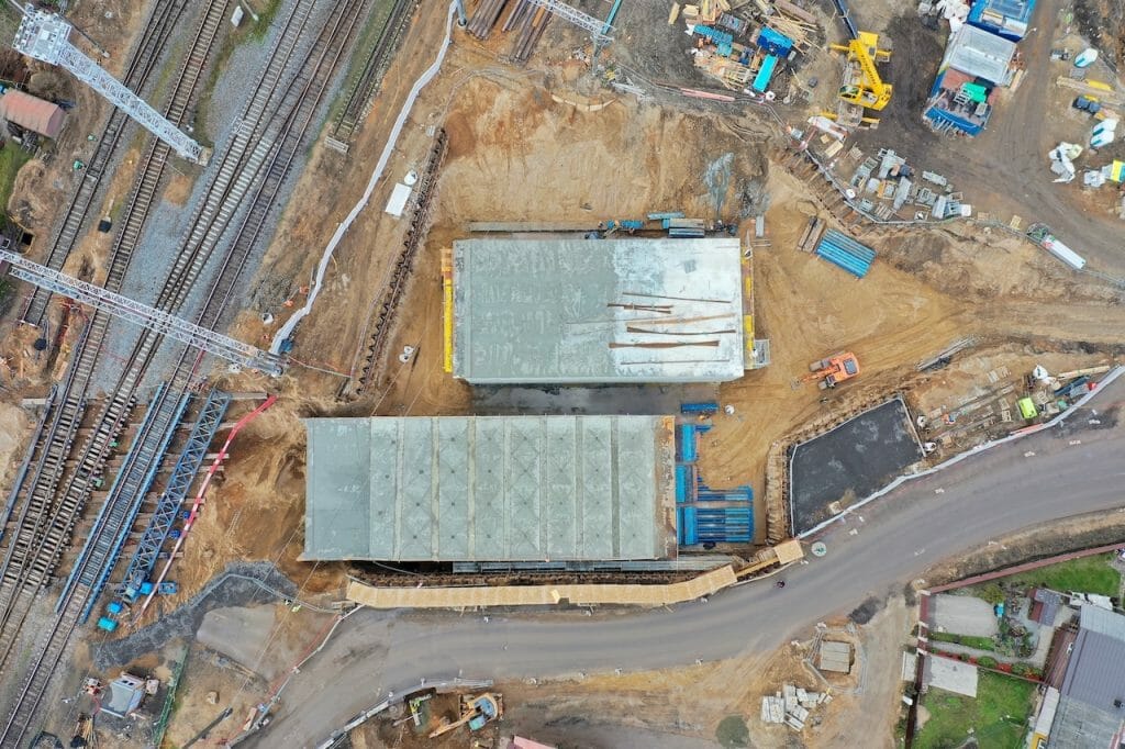 Lentvario geležinkelio pervažos tunelis (Klevų al.) - Street - construction photos