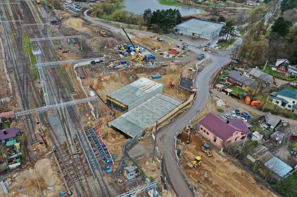 Lentvario geležinkelio pervažos tunelis (Klevų al.) - Street - construction photos