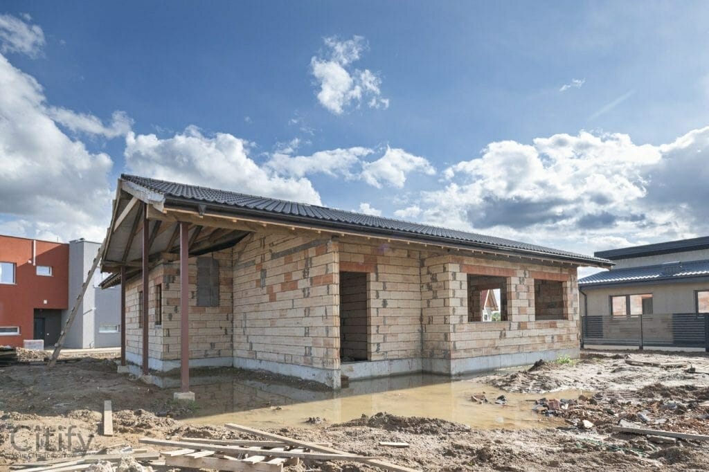 17 perlų (Uždaroji g.) - Private house community - construction photos