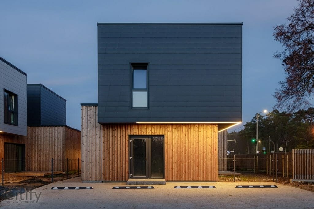 Spalvotam gyvenimui (Maumedžių g. 1A, 1B, 2, 2A, 2B, 2C) - Row housing - construction photos