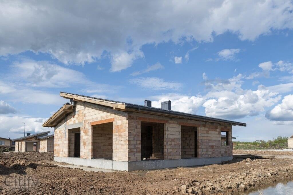 17 perlų (Uždaroji g.) - Private house community - construction photos