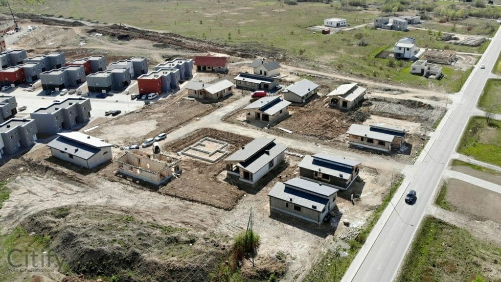 17 perlų (Uždaroji g.) - Private house community - construction photos