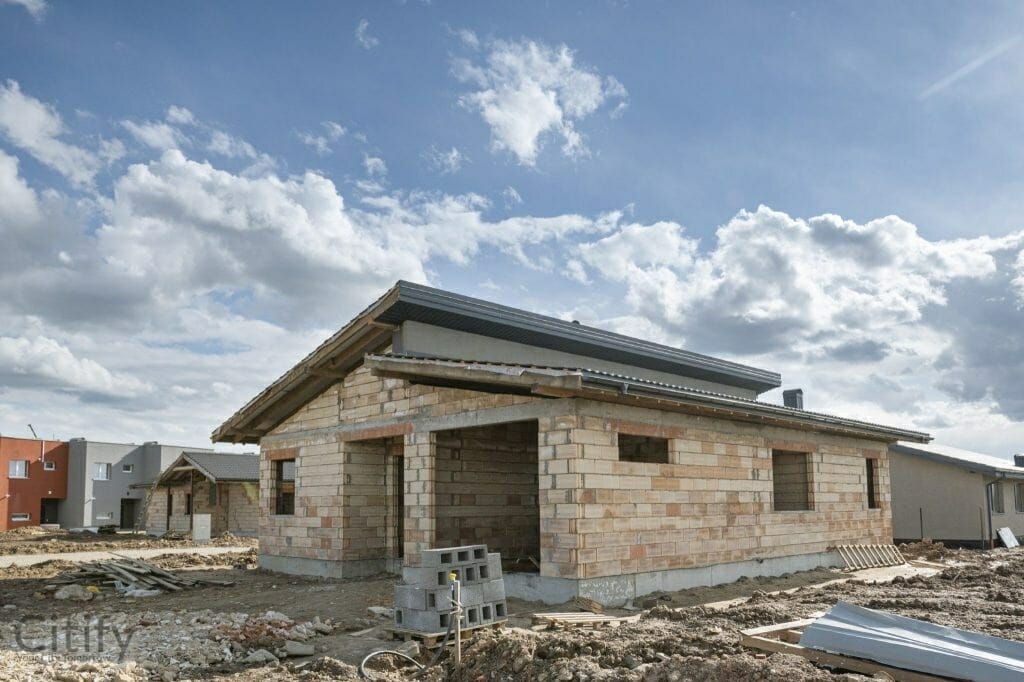 17 perlų (Uždaroji g.) - Private house community - construction photos