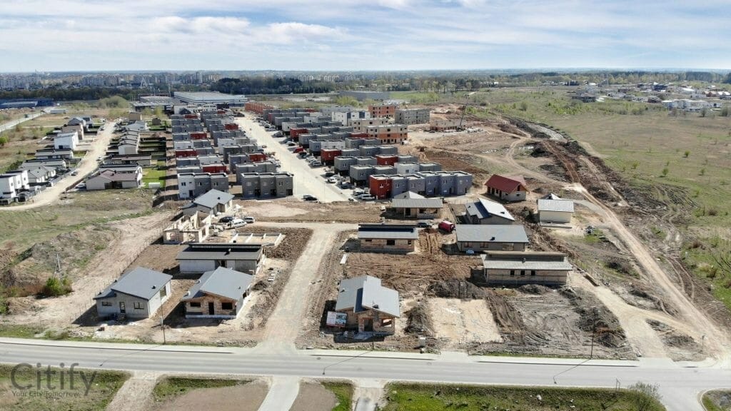 17 perlų (Uždaroji g.) - Private house community - construction photos