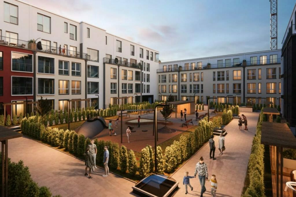 Allveelaeva maja (Allveelaeva 4) - Korterelamu, Büroohoone - visuaalne