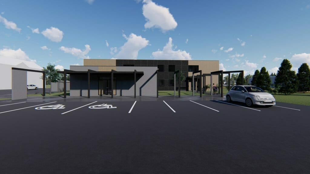 Nõmme Tervisekeskus (Pärnu mnt 321) - Health center - visualization