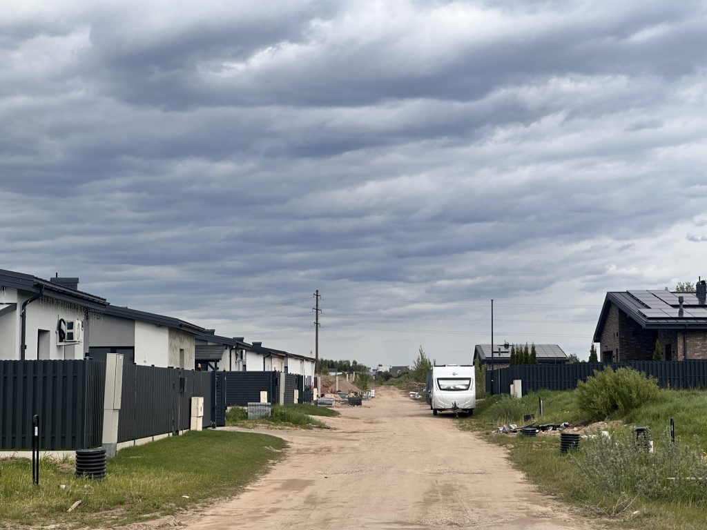 Giraitės terasos (Gervuogių g. 1, 2, 3, 5, 6, 7, 8, 9, 12 - 52 , Mėlynių g. 1, 1A, 2, 2A, 3, 3A, 4, 4A, 5, 5A - 26, 26A) - Private house community - construction photos