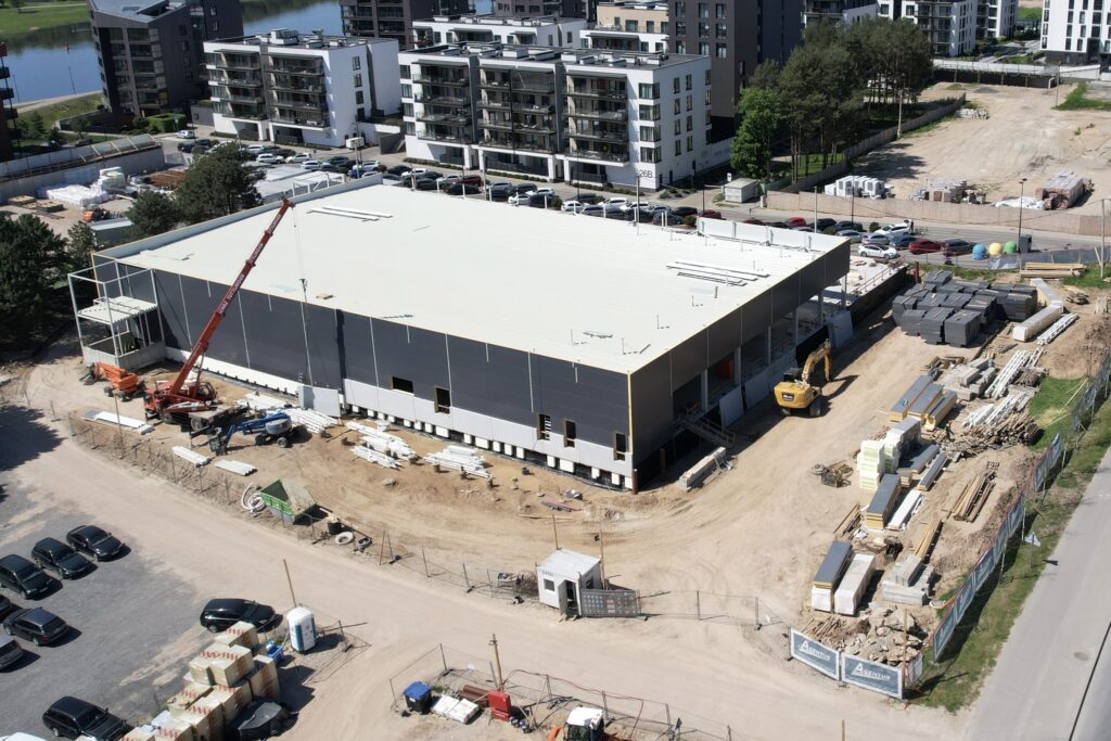 IKI Brastos g. (Brastos g. 28) - Food store - construction photos