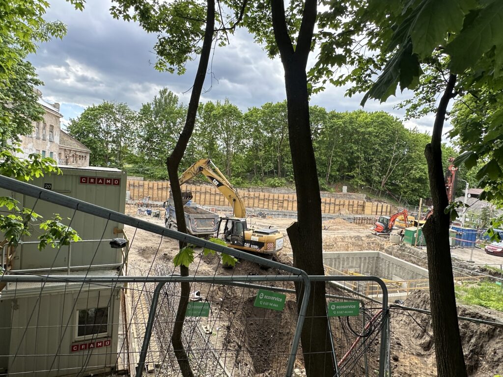 Vilniaus džiazas (K. Vanagėlio g. 11, 18) - Multi apartment - construction photos