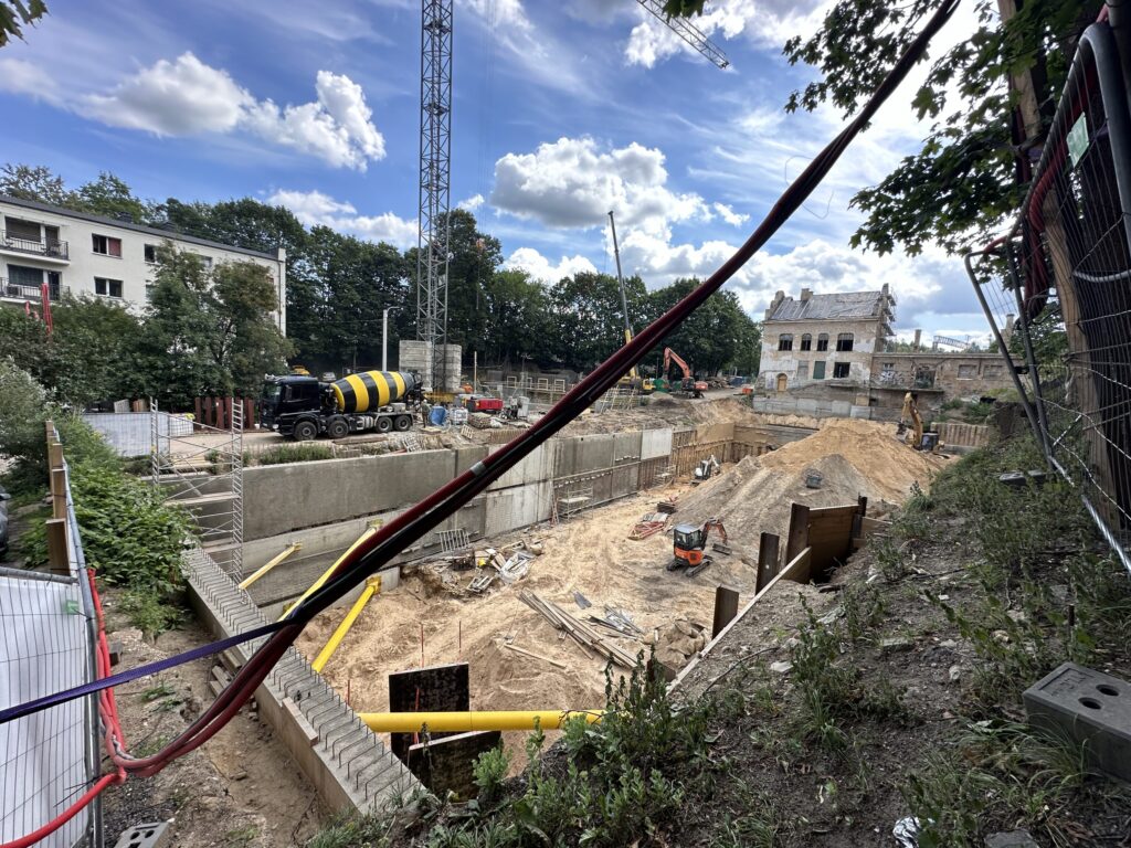 Vilniaus džiazas (K. Vanagėlio g. 11, 18) - Multi apartment - construction photos