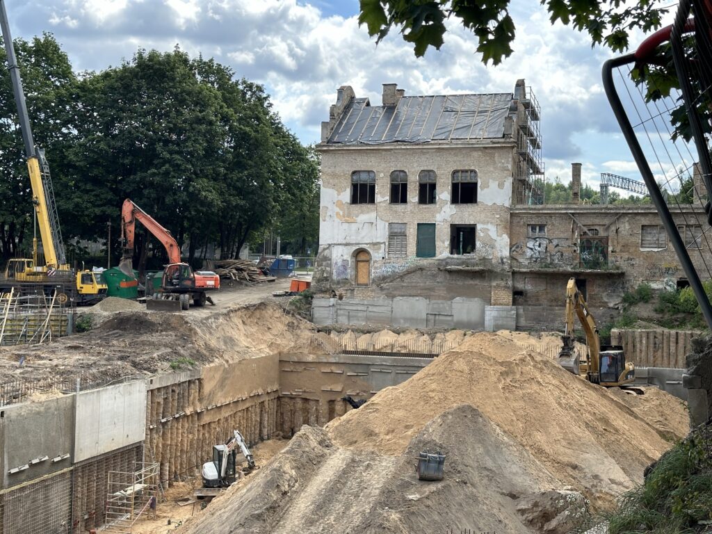 Vilniaus džiazas (K. Vanagėlio g. 11, 18) - Multi apartment - construction photos