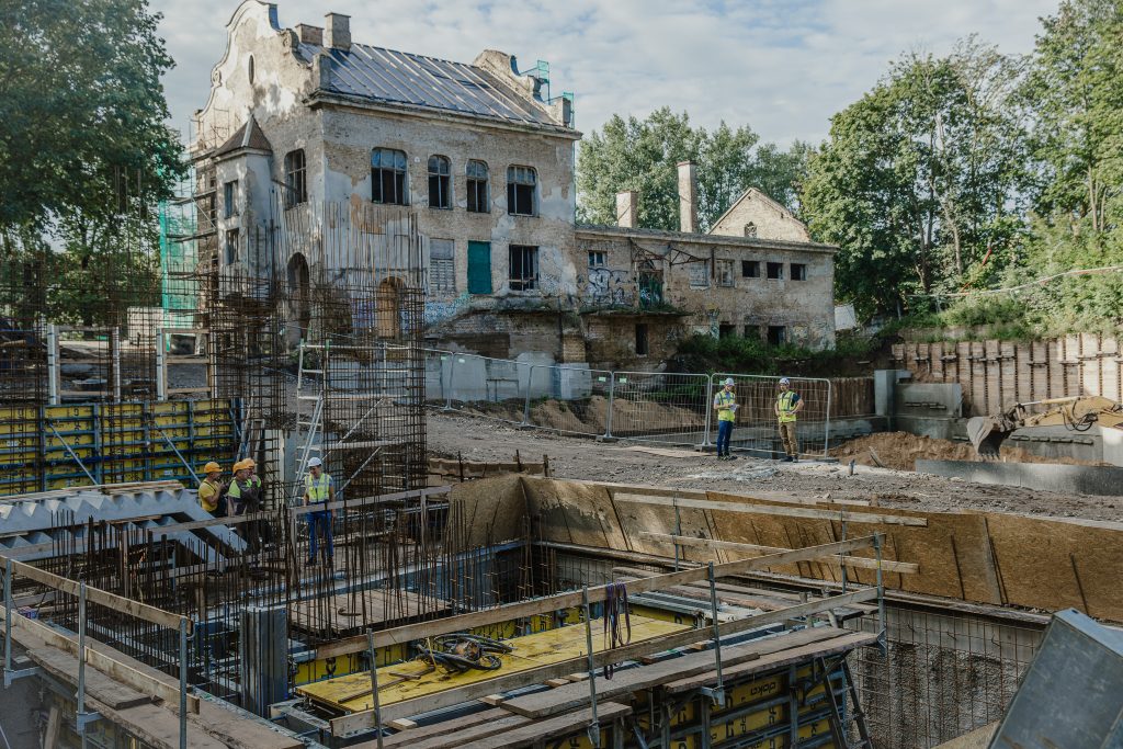 Vilniaus džiazas (K. Vanagėlio g. 11, 18) - Multi apartment - construction photos