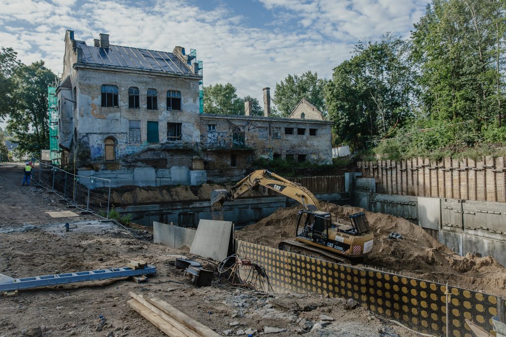 Vilniaus džiazas (K. Vanagėlio g. 11, 18) - Multi apartment - construction photos