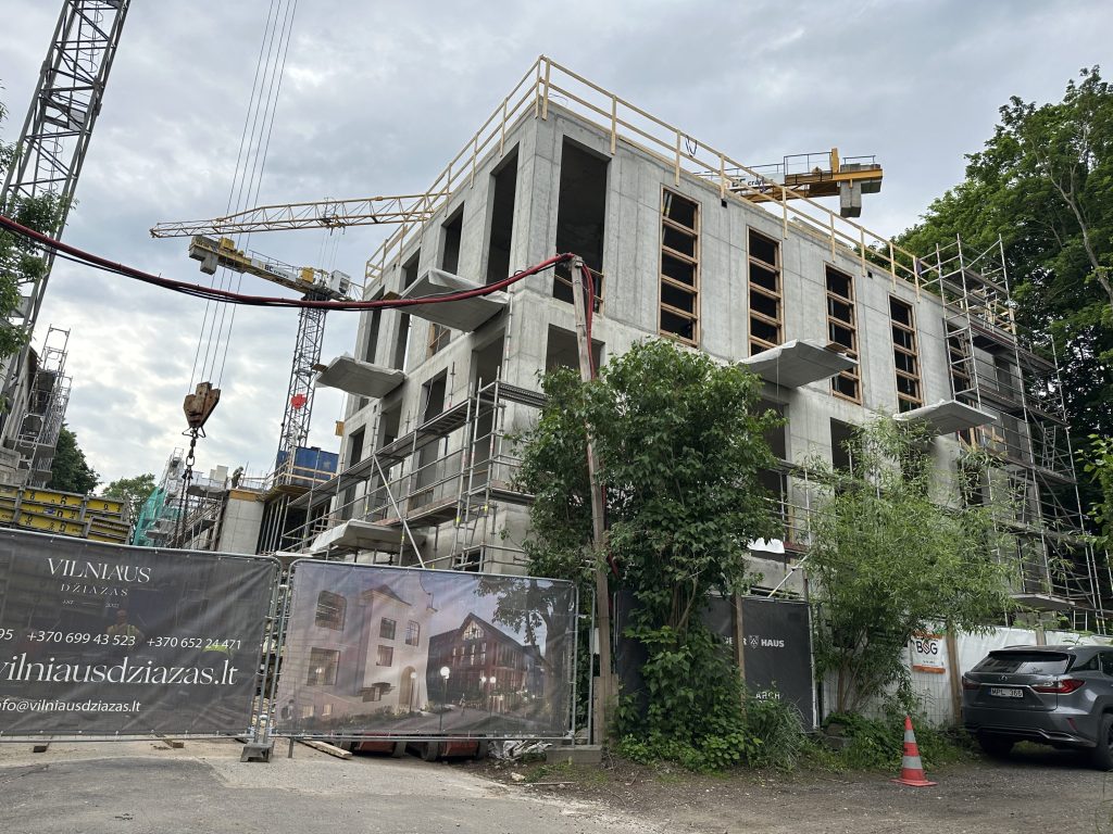 Vilniaus džiazas (K. Vanagėlio g. 11, 18) - Multi apartment - construction photos