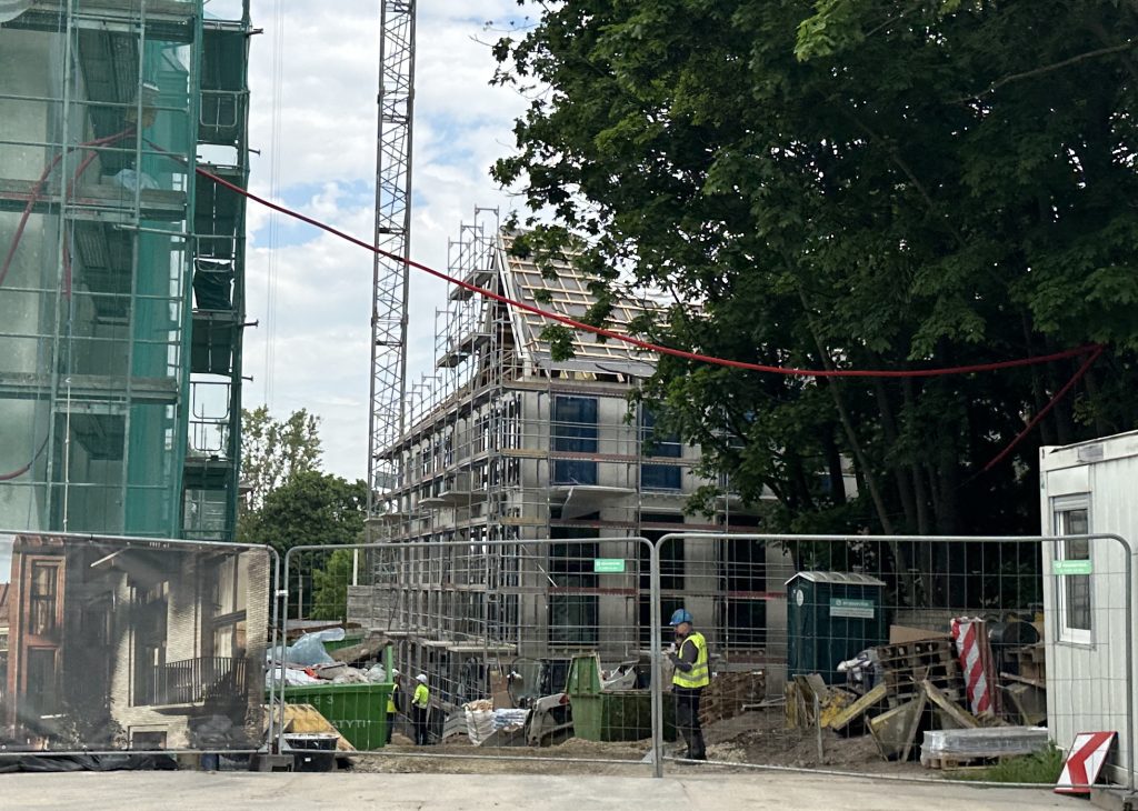 Vilniaus džiazas (K. Vanagėlio g. 11, 18) - Multi apartment - construction photos