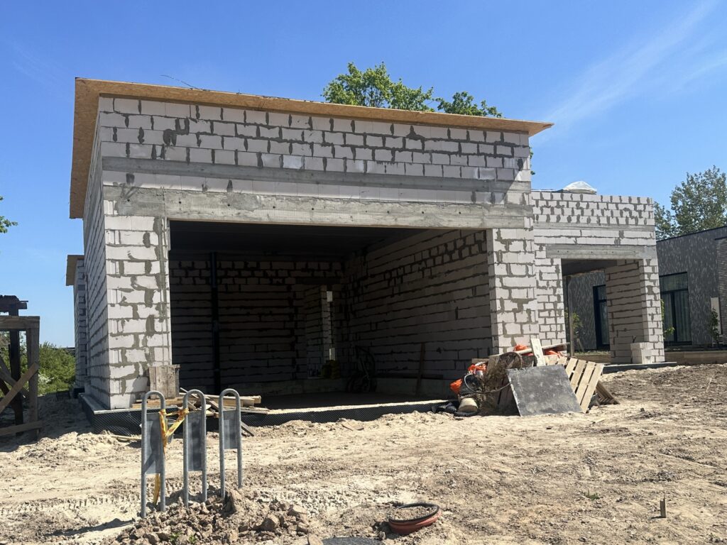 NOA namai (Perkūno al., Pūgos al., Kaitros al., Vandenio al.) - Private house community - construction photos