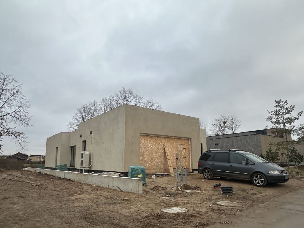 NOA namai (Perkūno al., Pūgos al., Kaitros al., Vandenio al.) - Private house community - construction photos