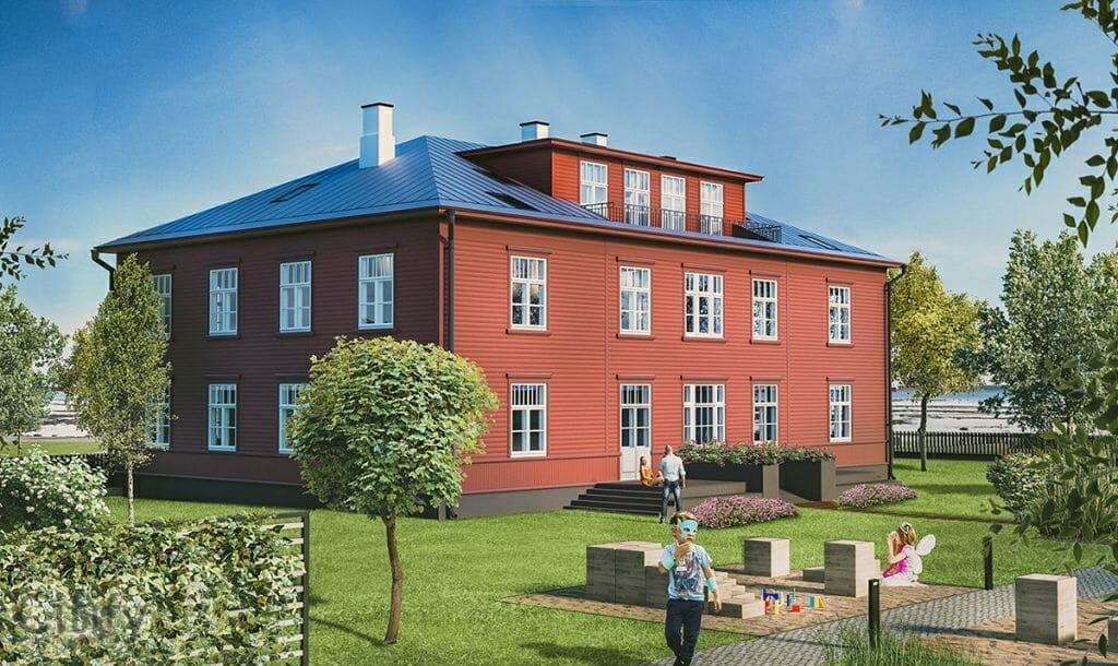 Kopli liinid, F kvartal (3. liin 1, 3, 5, 7, 6, 8, 10 / 4. liin 4) (3. liin 1, 3, 5, 7, 6, 8, 10 / 4. liin 4) - Daudzdzīvokļu nams - vizualizācija