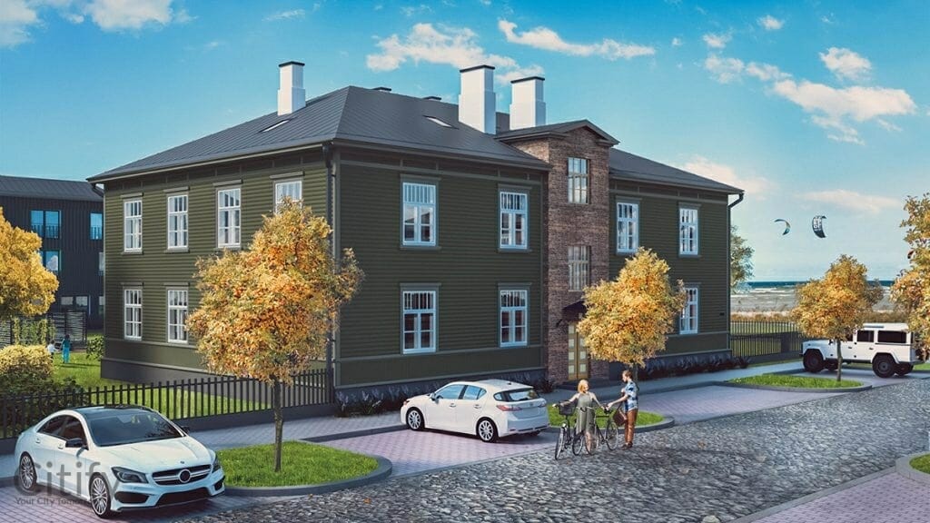 Kopli liinid, F kvartal (3. liin 1, 3, 5, 7, 6, 8, 10 / 4. liin 4) (3. liin 1, 3, 5, 7, 6, 8, 10 / 4. liin 4) - Daudzdzīvokļu nams - vizualizācija