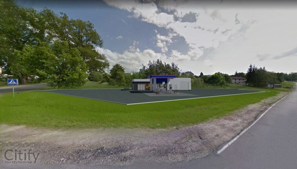 Baltic Petroleum Pavilnės g. (Pavilnės g. 1) - Petrol station - visualization