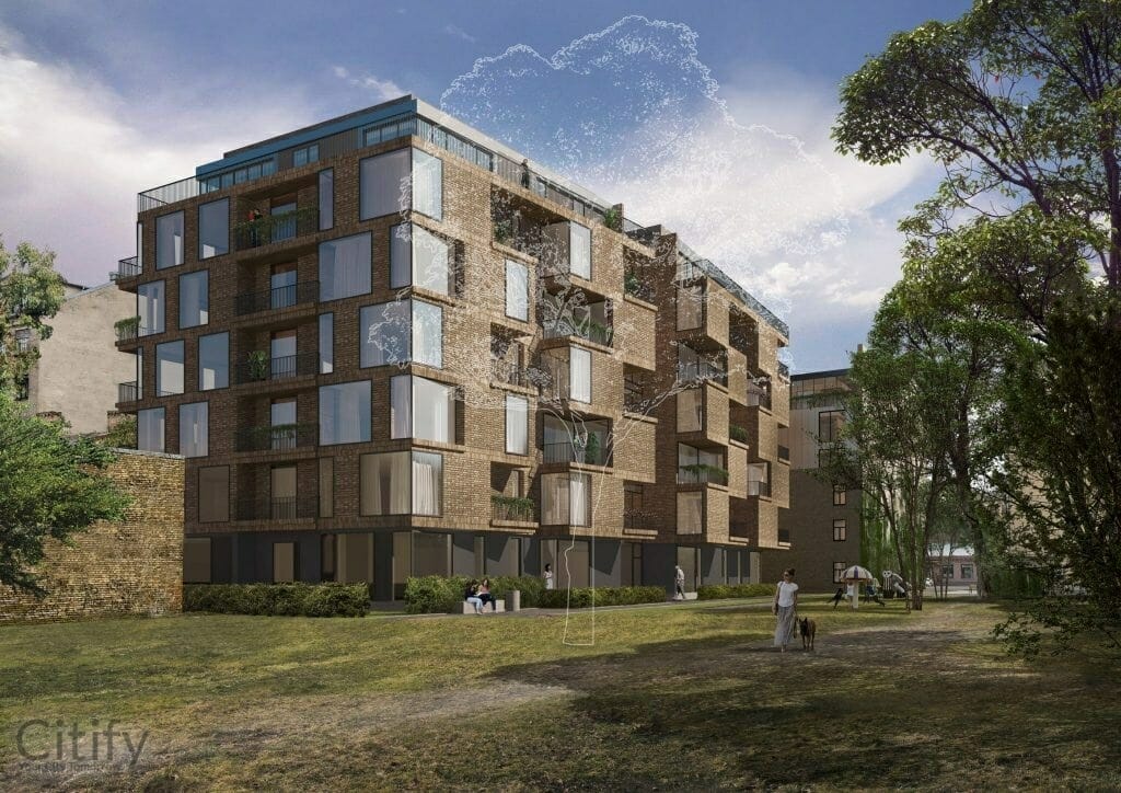 Brīvības iela 120 (Brīvības iela 120) - Daugiabutis - vizualizacija