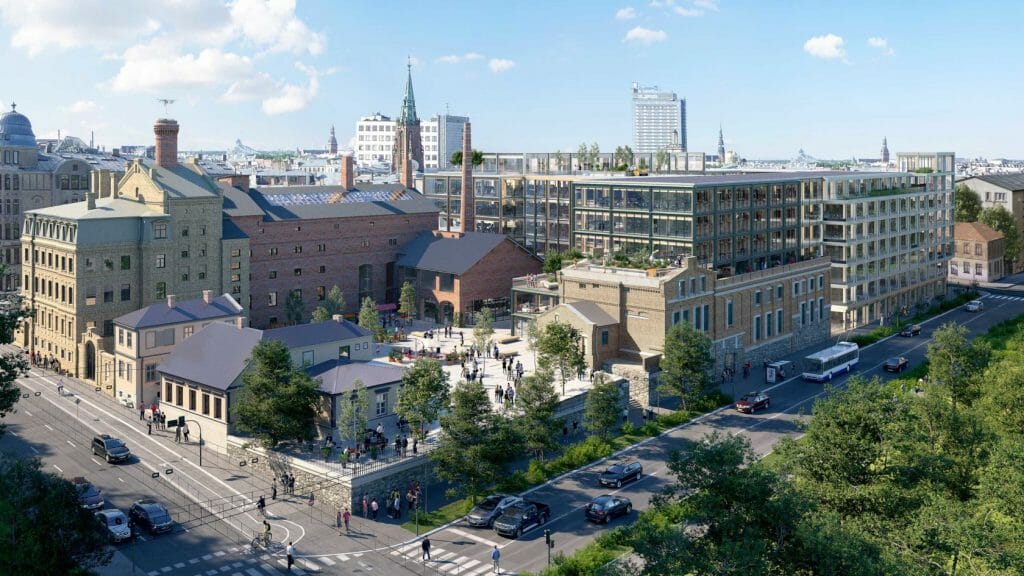 Kimmel Quarter (Bruņinieku iela 2, Stabu iela 1) - Office center - visualization