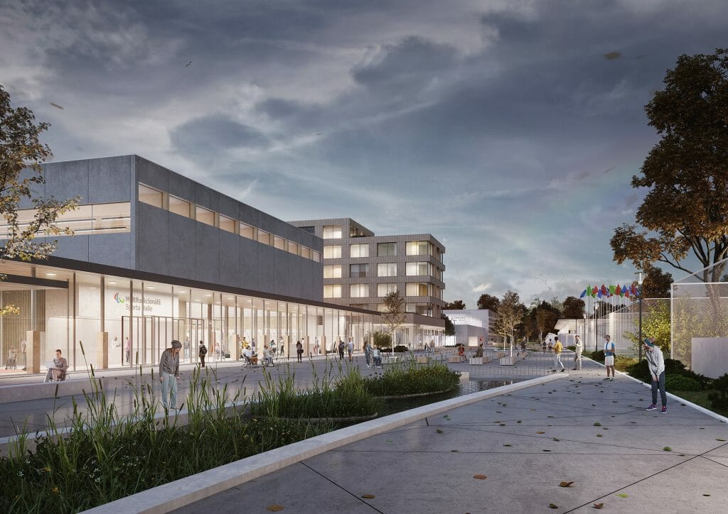 Latvijas Paralimpiskais sporta centrs (Padures iela, Ceraukstes iela, Gulbju iela) - Sports arena, Sports field or court - visualization